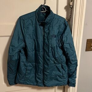 The North Face Teal Puffer Jacket